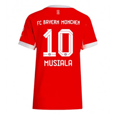 Maglie da calcio Bayern Munich Jamal Musiala #10 Prima Maglia Femminile 2025-26 Manica Corta Maglie da calcio Bayern Munich Jamal Musiala #10 Prima Maglia Femminile 2025-26 Manica Corta